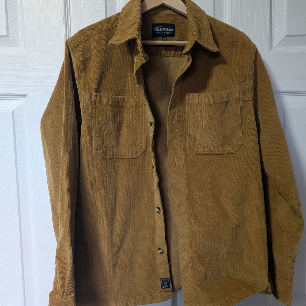 Brown Corduroy Over Shirt